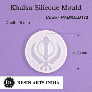 Khalsa Keychain Amnd Pendant Mold-RAIMOLD-173