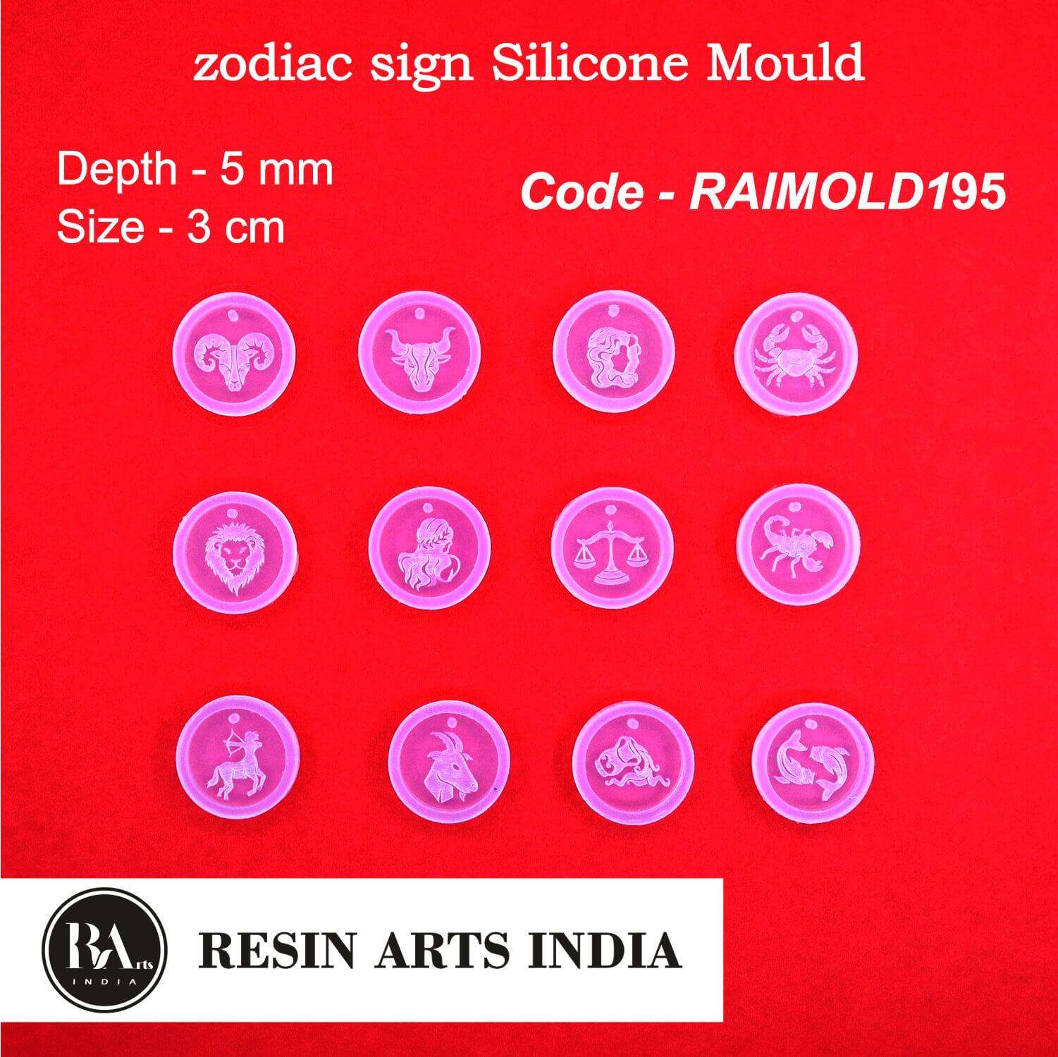 Zodaic Sign Pendant Mold-RAIMOLD-195