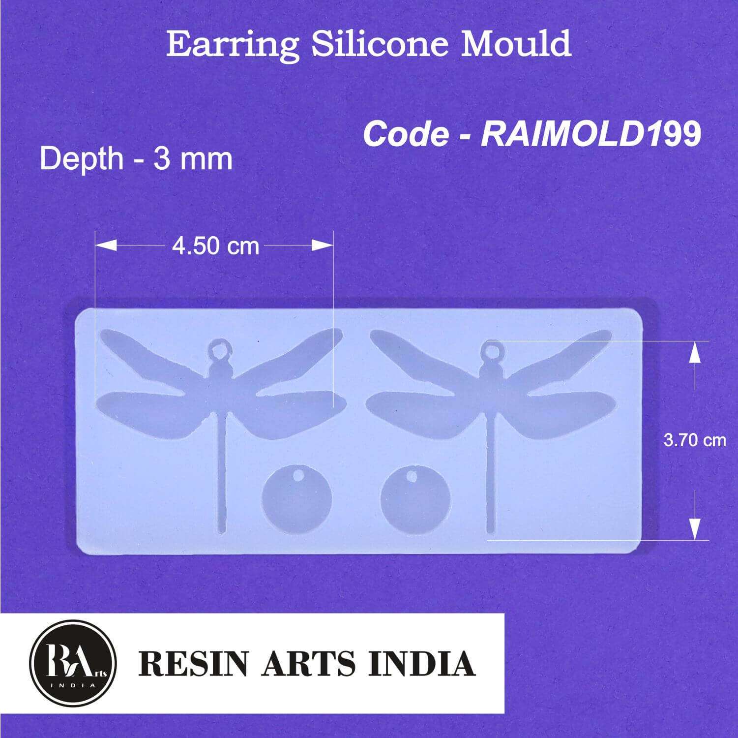 Dragonfly Earring Mold-RAIMOLD-199