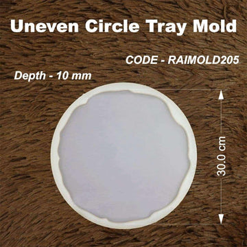 Uneven Circle Tray Mold-RAIMOLD-205