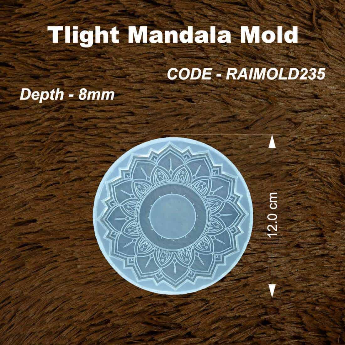 T-Light Holder Mandala  Mold-RAIMOLD-235