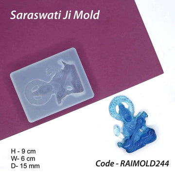 Saraswati Ji 3D Mold-RAIMOLD-244