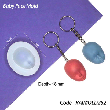 Baby Face 3D Mold-RAIMOLD-252