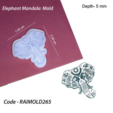 Elephant Mandala Mold Mold-RAIMOLD-265