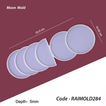 Moon Phase Keychain Mold-RAIMOLD-284