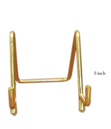 Golden Metal Display Stand - 3 inch
