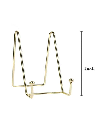 Golden Metal Display Stand - 4 Inch