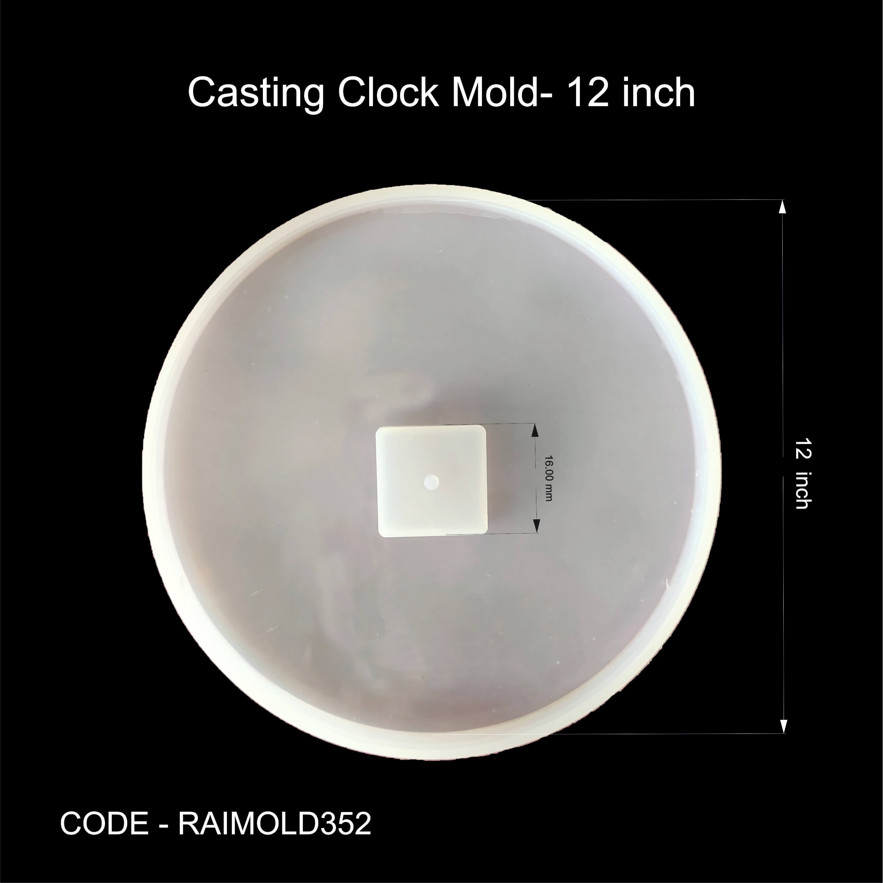 Casting Clock Mold 12 inch RAIMOLD-352