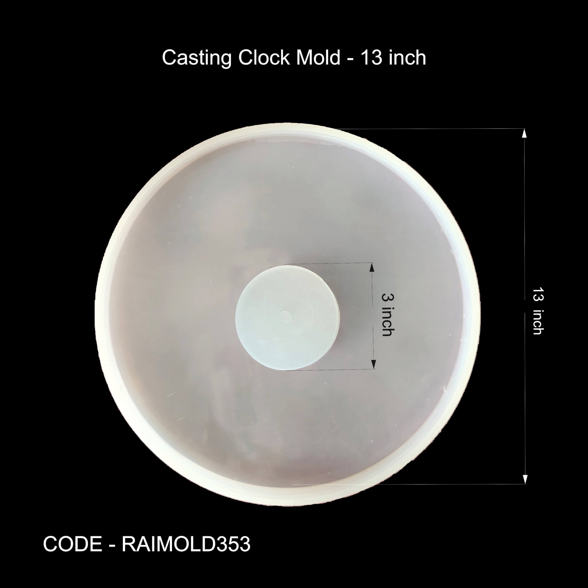 Casting Clock Mold 13 inch RAIMOLD-353