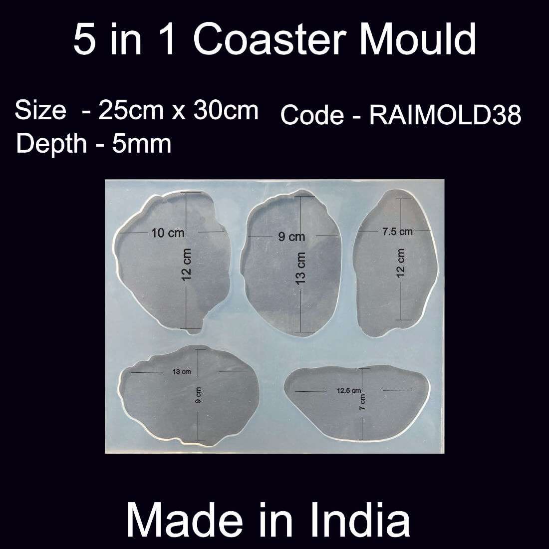 5 in 1 Coaster Mold-RAIMOLD-38