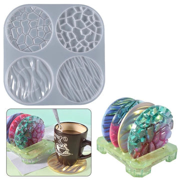 4pcs Coaster mold [IMPORTED]