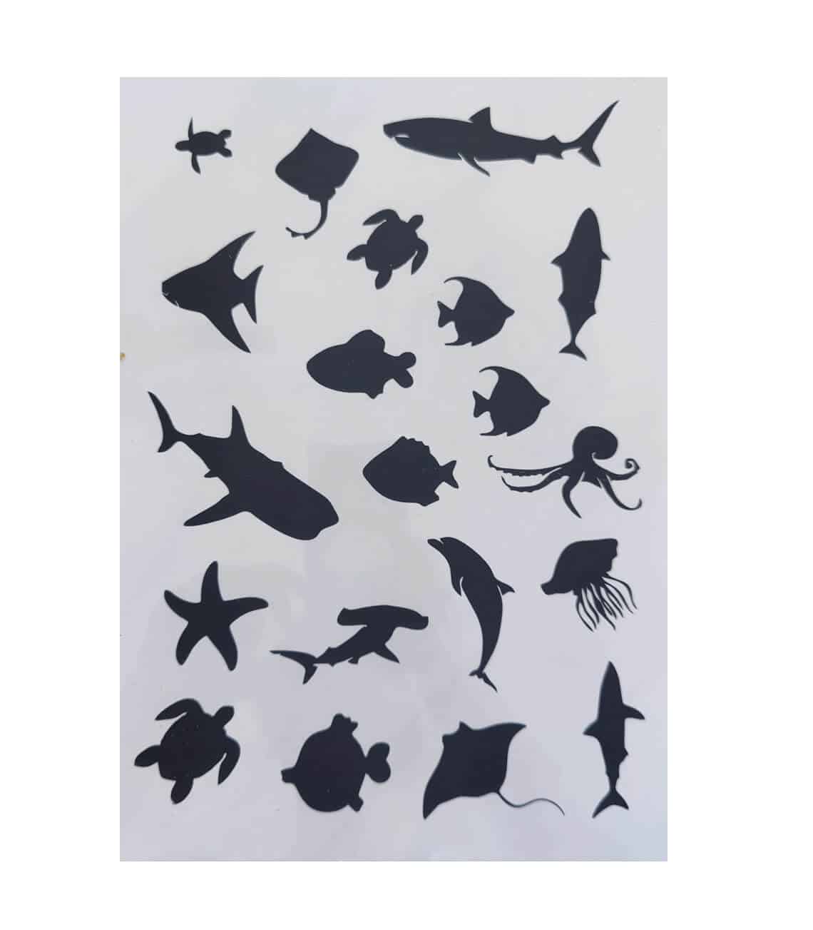 Ocean Creature Insert sheet A4