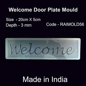 Welcome Door Plate Mold-RAIMOLD-56