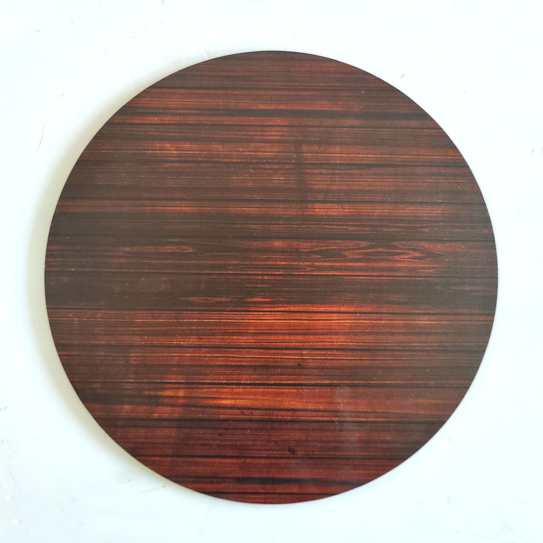 Wooden Texture Print MDF Round 02