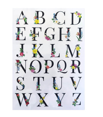 Alphabet Insert sheet A4