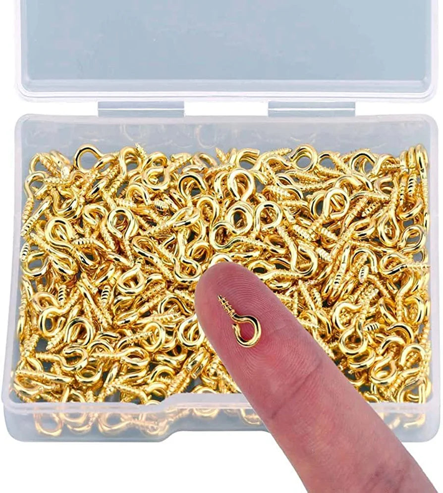 Gold Eye Screw For keychain pack of 20 pcs