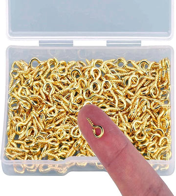 Gold Eye Screw For keychain pack of 20 pcs
