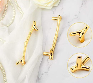 Metal Tray Handle Golden