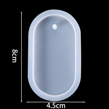 Oval Pendant / Keychain  Mold [IMPORTED]