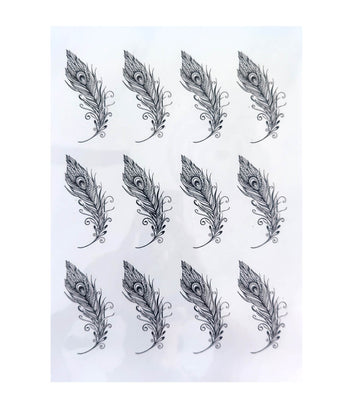 Peacock Feather insert sheet A4