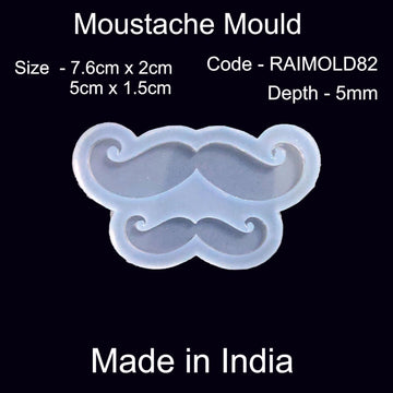 Moustache Keychain  Mold-RAIMOLD-82