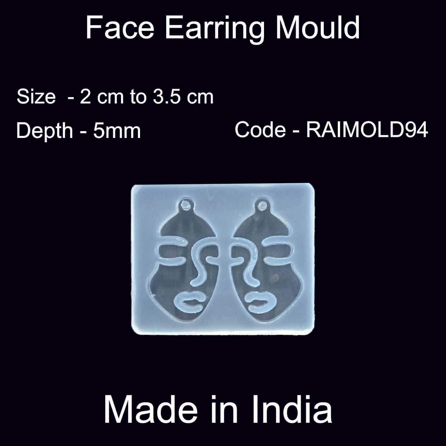 Face Earring Mold-RAIMOLD-94