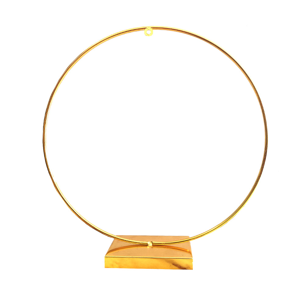 Round Golden Display Stand - 30cm