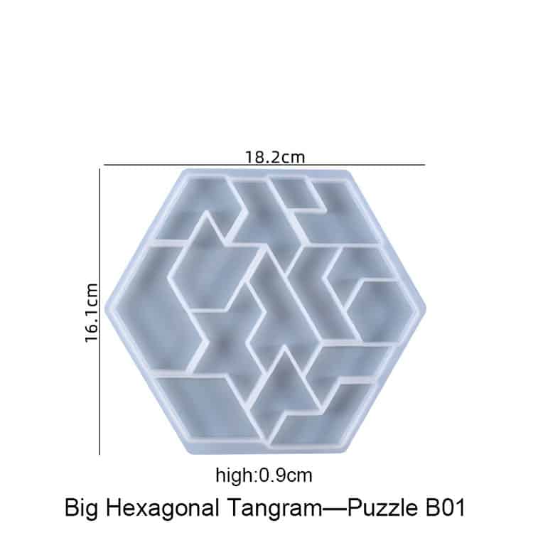 Hexagon Puzzle Mold [Imported]