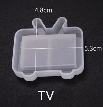 Tv Shaker Keychain  Mold [IMPORTED]