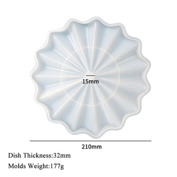 Wave Drain Tray Mold [imported]