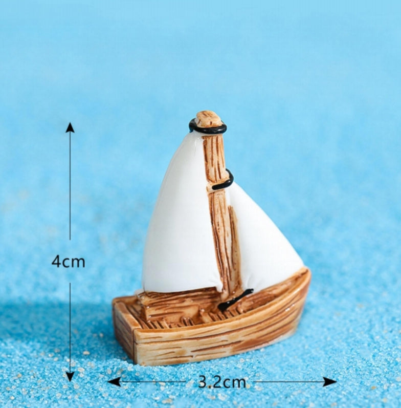 Wooden Sail Boat