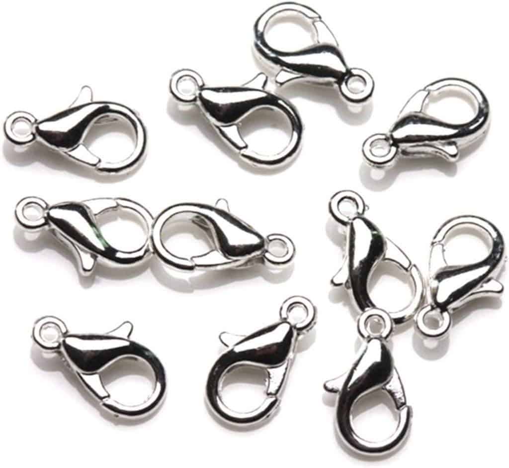 Lobster Clasps Silver – 10 Pcs