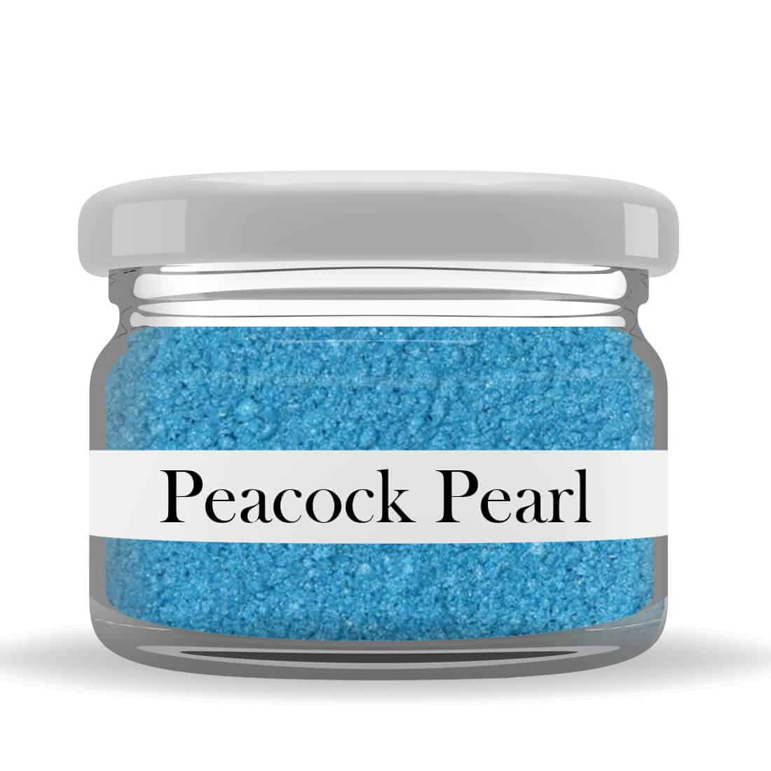 Percel Blue Powder Peacock Blue Pearl Pigment -20 gram
