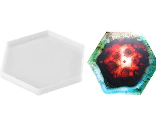 4" Hexagon Coaster mold [IMPORTED]