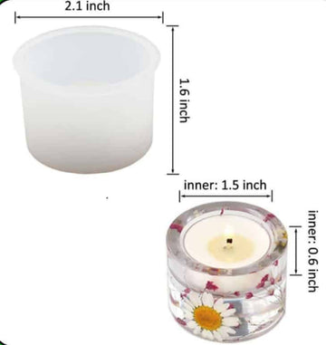 Small Cylindrical T-Light Holder [Imported]