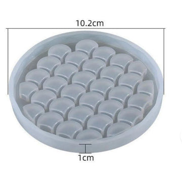 3D Effect 1 Coaster Mold [Imported]