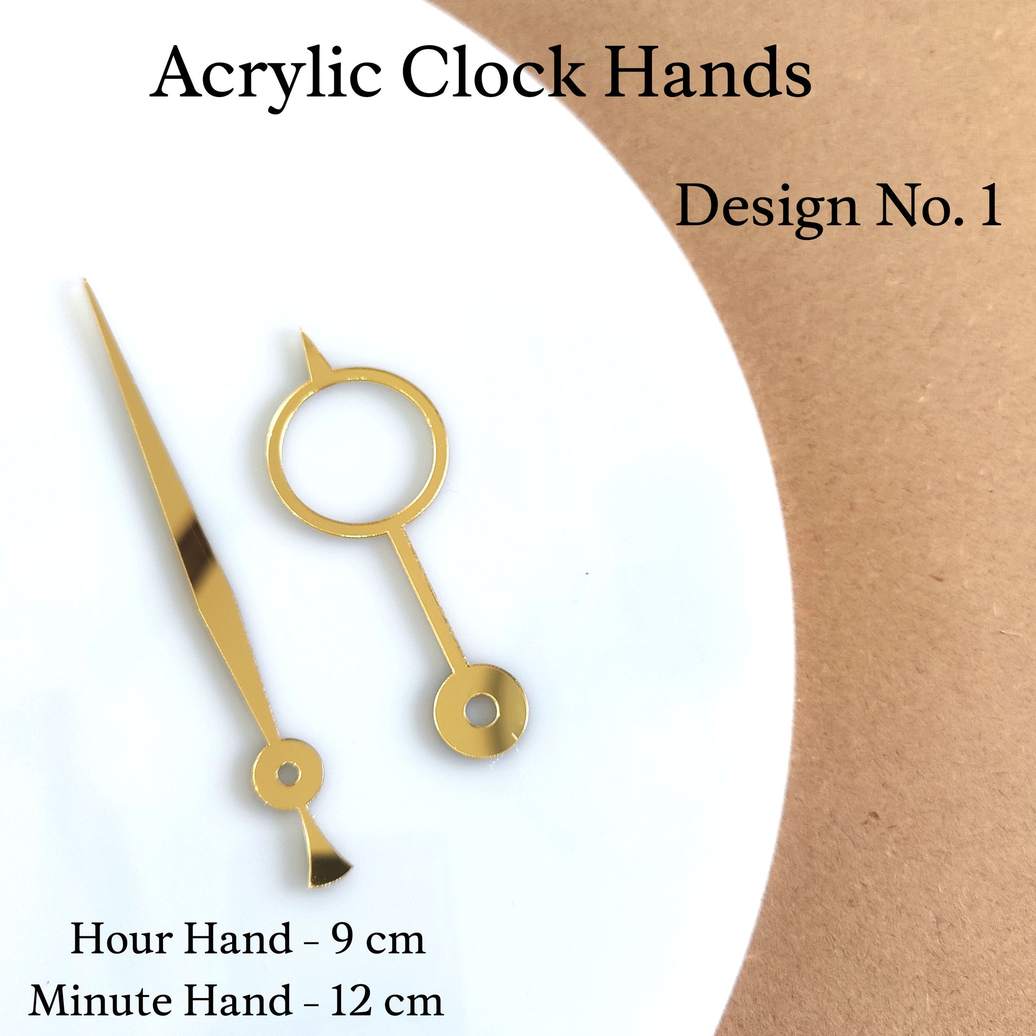 Acrylic Clock Hand Design No.1