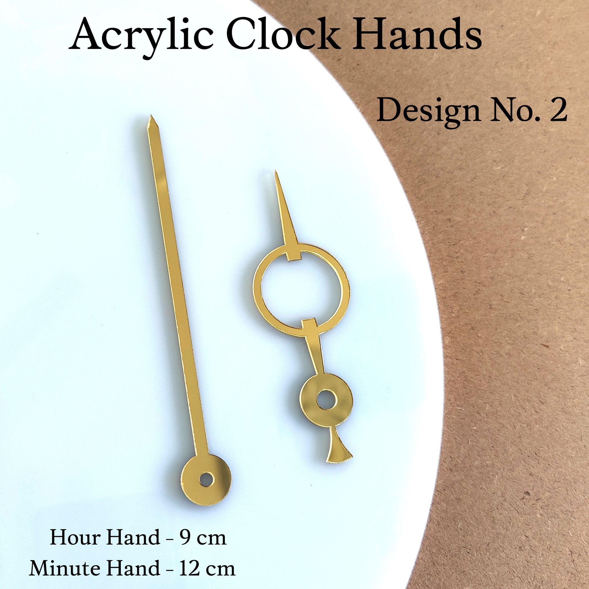 Acrylic Clock Hand Design No.2