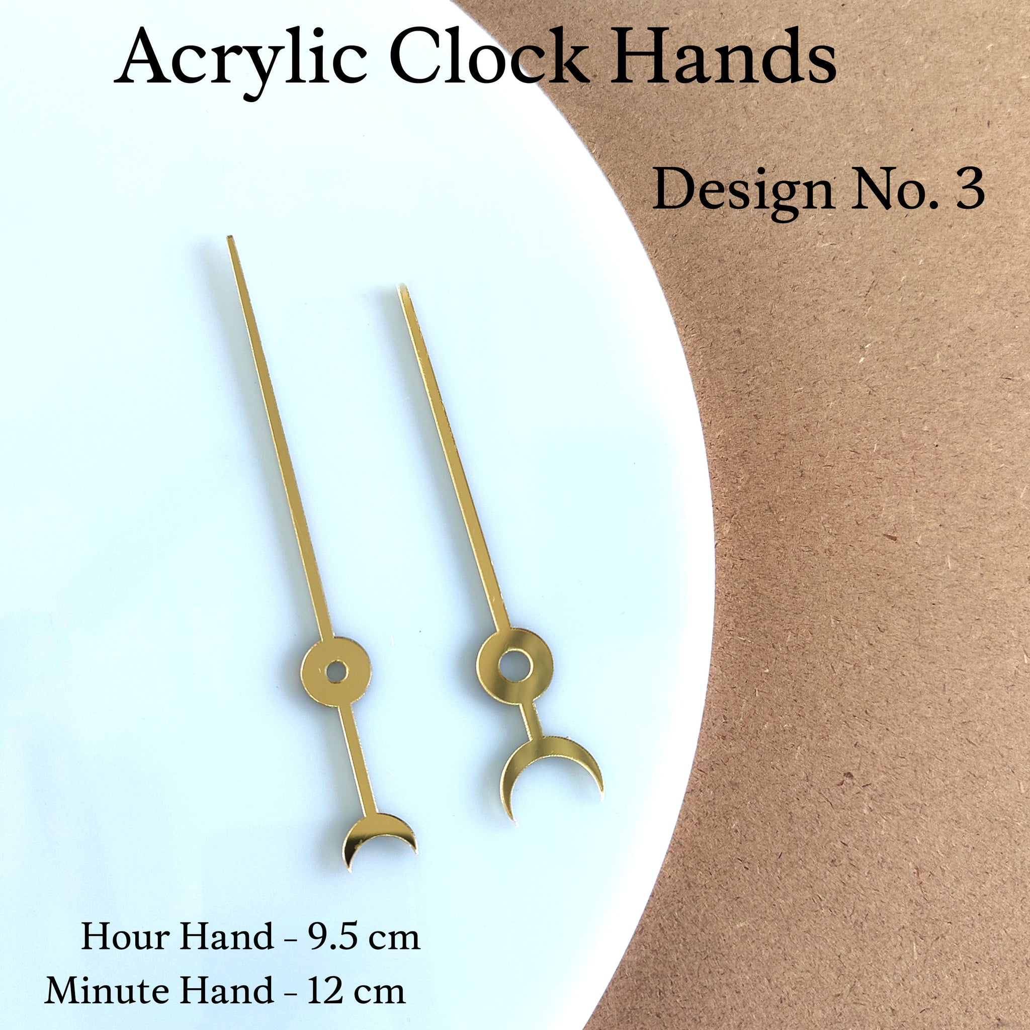 Acrylic Clock Hand Design No.3