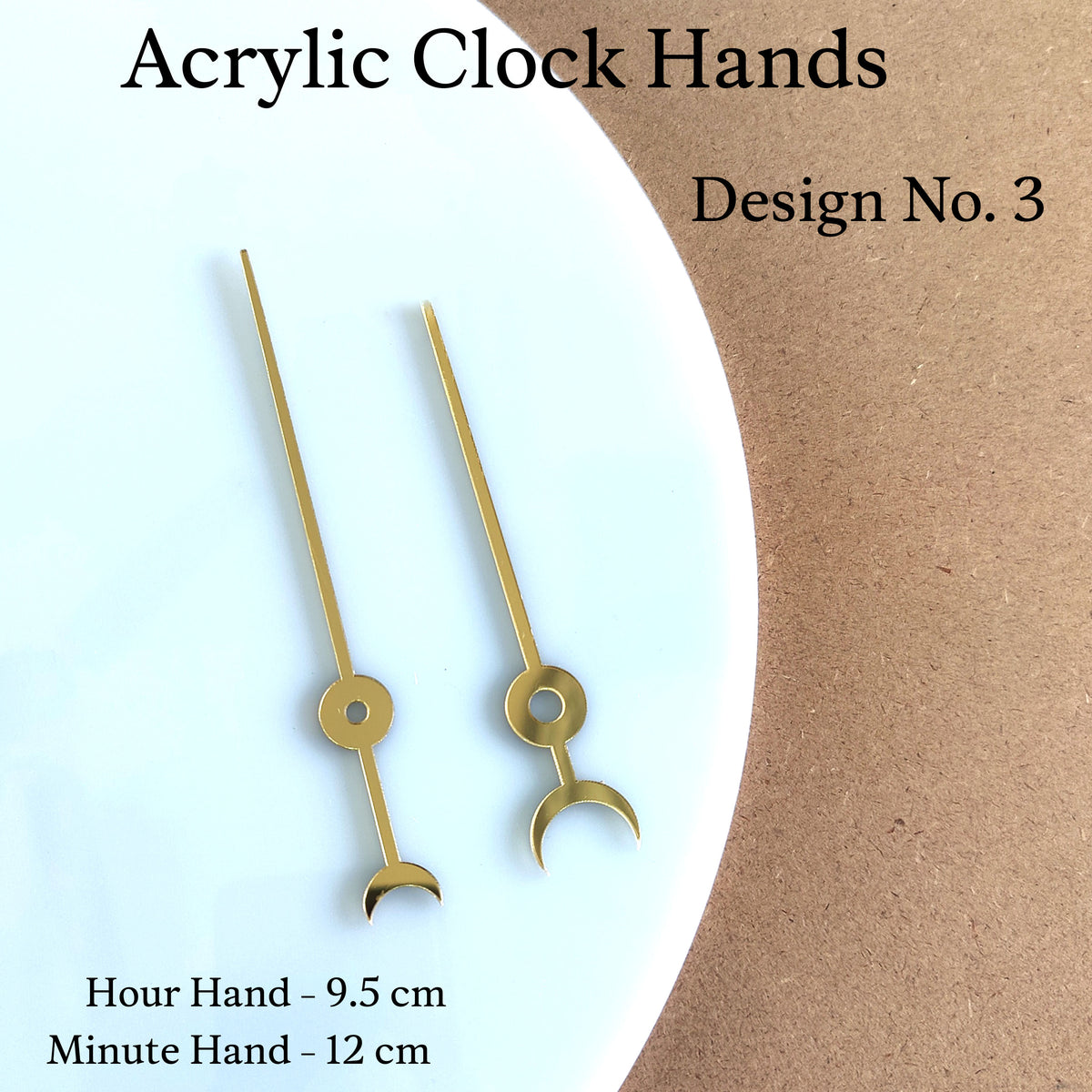 Hand Clock Color Acrylic Clock Hand Design No.3