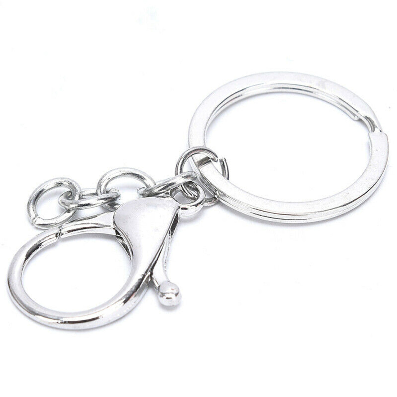 Metal Larger Lobster Clasps Extension Chain Hooks for Keychain Key Rin