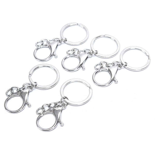 Metal Larger Lobster Clasps Extension Chain Hooks for Keychain Key Rings