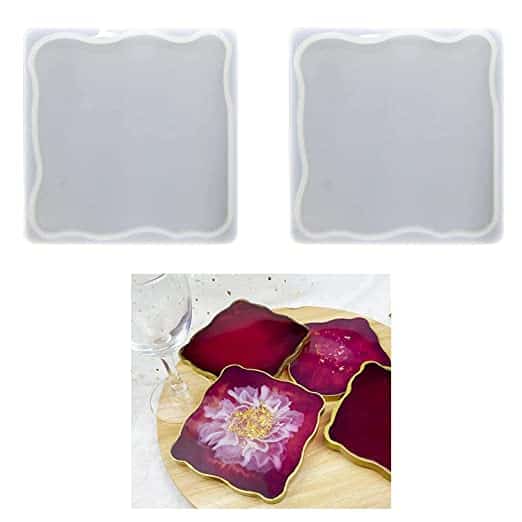 Uneven Square Coaster Mold [imported]